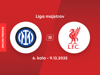 Inter Miláno - Liverpool FC: ONLINE prenos zo zápasu 6. kola ligovej fázy Ligy majstrov.