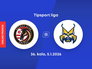 HC Prešov - HK Spišská Nová Ves: ONLINE prenos zo zápasu 36. kola Tipsport ligy.