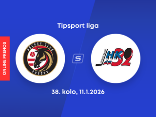 HC Prešov - Hk 32 Liptovský Mikuláš: ONLINE prenos zo zápasu 38. kola Tipsport ligy.