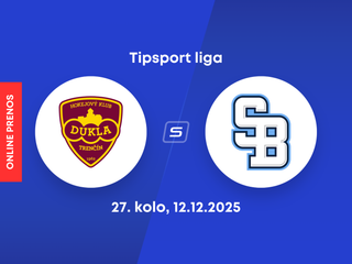 HK Dukla Trenčín - HC Slovan Bratislava: ONLINE prenos zo zápasu 27. kola Tipsport ligy.