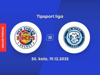 HKM Zvolen - HK Nitra: ONLINE prenos zo zápasu 30. kola Tipsport ligy.