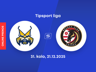 HK Spišská Nová Ves - HC Prešov: ONLINE prenos zo zápasu 31. kola Tipsport ligy.