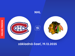 Montreal Canadiens - Chicago Blackhawks: ONLINE prenos zo zápasu NHL.