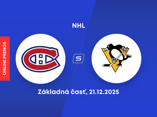 Montreal Canadiens - Pittsburgh Penguins: ONLINE prenos zo zápasu NHL.