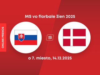 Slovensko - Dánsko: ONLINE prenos zo zápasu o 7. miesto na MS vo florbale žien 2025.