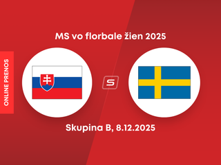 Slovensko - Švédsko: ONLINE prenos zo zápasu skupiny B na MS vo florbale žien 2025.