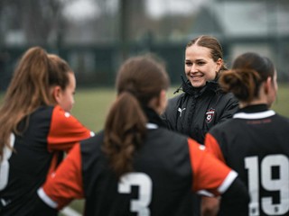 Trénerka Natália Kissová.