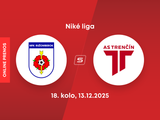 MFK Ružomberok - AS Trenčín: ONLINE prenos zo zápasu 18. kola Niké ligy.