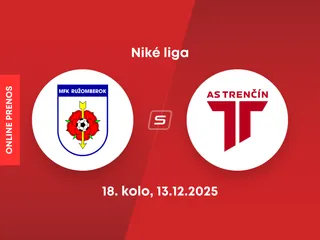 MFK Ružomberok - AS Trenčín: ONLINE prenos zo zápasu 18. kola Niké ligy.