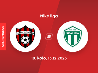 FC Spartak Trnava - MFK Skalica: ONLINE prenos zo zápasu 18. kola Niké ligy.