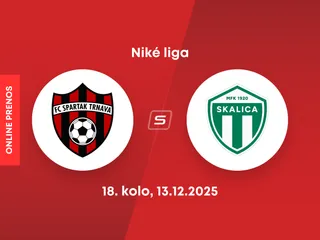 FC Spartak Trnava - MFK Skalica: ONLINE prenos zo zápasu 18. kola Niké ligy.