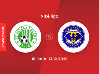 FC Tatran Prešov - MFK Zemplín Michalovce: ONLINE prenos zo zápasu 18. kola Niké ligy.