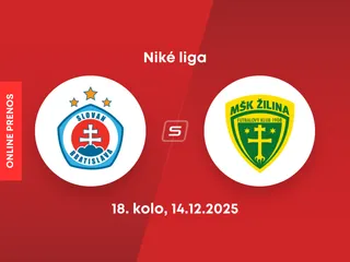 ŠK Slovan Bratislava - MŠK Žilina: ONLINE prenos zo zápasu 18. kola Niké ligy.