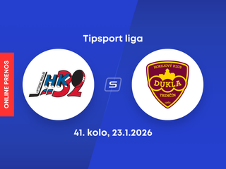 Hk 32 Liptovský Mikuláš - HK Dukla Trenčín: ONLINE prenos zo zápasu 41. kola Tipsport ligy.