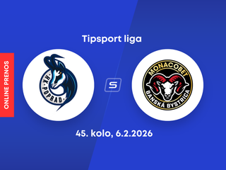 HK Poprad - HC MONACObet Banská Bystrica: ONLINE prenos zo zápasu 45. kola Tipsport ligy.