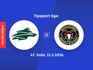 Vlci Žilina - HC MONACObet Banská Bystrica: ONLINE prenos zo zápasu 47. kola Tipsport ligy.