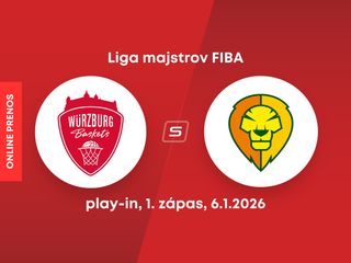 Würzburg Baskets - Patrioti Levice: ONLINE prenos zo zápasu Ligy majstrov.