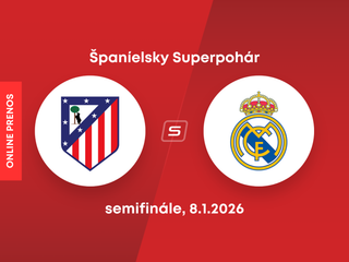 Atlético Madrid - Real Madrid: ONLINE prenos zo semifinále Španielskeho Superpohára