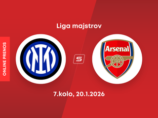 Inter Miláno - FC Arsenal: ONLINE prenos zo zápasu 7. kola ligovej fázy Ligy majstrov. 