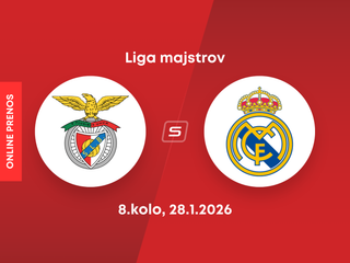Benfica Lisabon - Real Madrid: ONLINE prenos zo zápasu 8. kola ligovej fázy Ligy majstrov. 