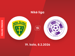MŠK Žilina - KFC Komárno: ONLINE prenos zo zápasu 19. kola Niké ligy.