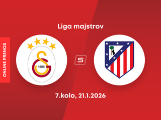 Galatasaray SK - Atlético Madrid: ONLINE prenos zo zápasu 7. kola ligovej fázy Ligy majstrov. 