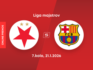 SK Slavia Praha - FC Barcelona: ONLINE prenos zo zápasu 7. kola ligovej fázy Ligy majstrov. 