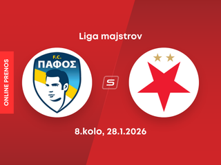 Pafos FC - SK Slavia Praha: ONLINE prenos zo zápasu 8. kola ligovej fázy Ligy majstrov. 