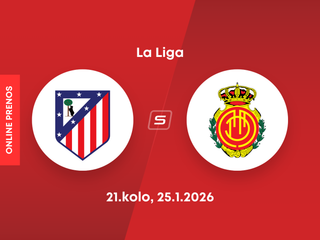 Atlético Madrid - RCD Mallorca: ONLINE prenos zo 21. kola La Ligy.