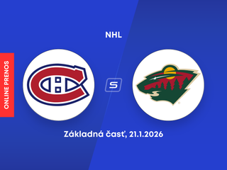Montreal Canadiens - Minnesota Wild: ONLINE prenos zo zápasu NHL.