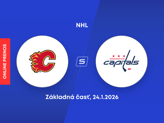 Calgary Flames - Washington Capitals: ONLINE prenos zo zápasu NHL.