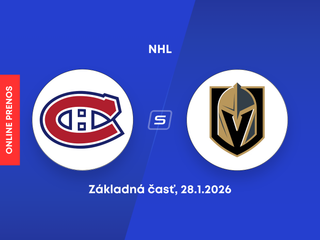 Montreal Canadiens - Vegas Golden Knights: ONLINE prenos zo zápasu NHL.