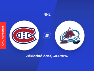 Montreal Canadiens - Colorado Avalanche: ONLINE prenos zo zápasu NHL.