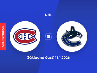 Montreal Canadiens - Vancouver Canucks: ONLINE prenos zo zápasu NHL.
