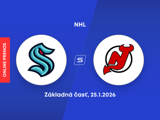 Seattle Kraken - New Jersey Devils: ONLINE prenos zo zápasu NHL.