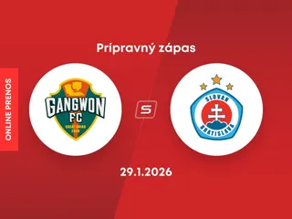 FC Gangwon - ŠK Slovan Bratislava: ONLINE prenos z prípravného zápasu.