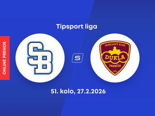 HC Slovan Bratislava - HK Dukla Trenčín: ONLINE prenos zo zápasu 51. kola Tipsport ligy.