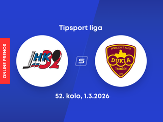 Hk 32 Liptovský Mikuláš - HK Dukla Trenčín: ONLINE prenos zo zápasu 52. kola Tipsport ligy.