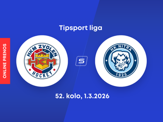 HKM Zvolen - HK Nitra: ONLINE prenos zo zápasu 52. kola Tipsport ligy.