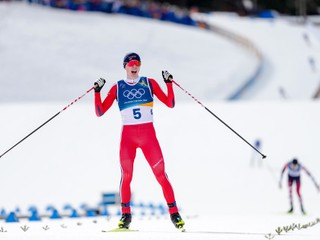 Jens Luraas Oftebro počas ZOH 2026.