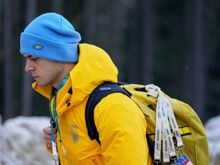 Ukrajinský skeletonista Vladyslav Heraskevyč 