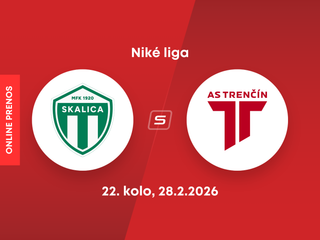 MFK Skalica - AS Trenčín: ONLINE prenos zo zápasu 22. kola Niké ligy.