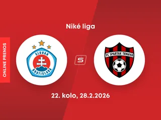 ŠK Slovan Bratislava - FC Spartak Trnava: ONLINE prenos zo zápasu 22. kola Niké ligy.