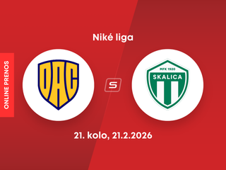 FC DAC Dunajská Streda - MFK Skalica: ONLINE prenos zo zápasu 21. kola Niké ligy.