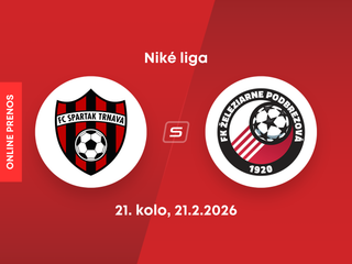 FC Spartak Trnava - FK Železiarne Podbrezová: ONLINE prenos zo zápasu 21. kola Niké ligy.