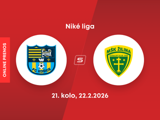 FC Košice - MŠK Žilina: ONLINE prenos zo zápasu 21. kola Niké ligy.