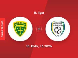 MŠK Žilina B - FK Pohronie: ONLINE prenos zo zápasu 18. kola II. ligy.