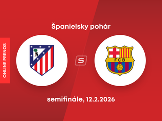 Atlético Madrid - Barcelona: ONLINE prenos zo semifinále Španielskeho pohára