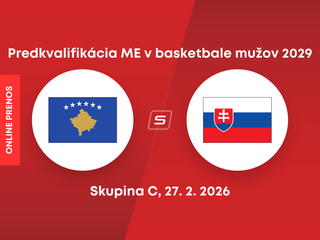 Kosovo - Slovensko: LIVE STREAM zo zápasu kvalifikácie na ME v basketbale mužov 2029.