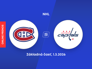 Montreal Canadiens - Washington Capitals: ONLINE prenos zo zápasu NHL.